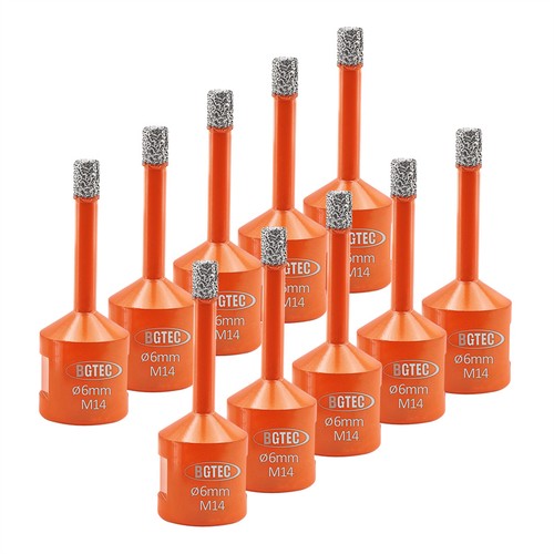 10pcs diamond drill bit 6mm - 10pcs,