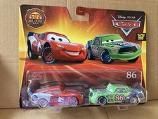 DISNEY CARS DIECAST - Race & Rescue Lightning MCQueen & Chick Hicks - 2025