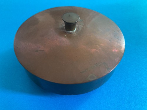 Vintage small round copper