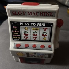 Vintage slot machine money box