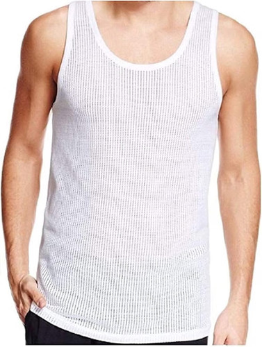 Mens mesh vests sleeveless - mesh,