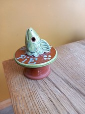 Studio Pottery Fish Pie Funnel
