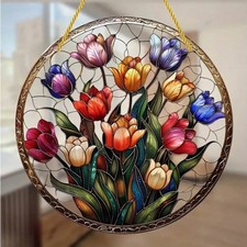 Tulips Floral Suncatcher