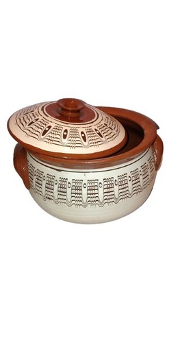 Bulgarian beige earthenware - beige,