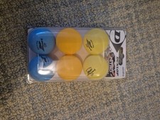 1 pack Dunlop Nitro Glow Table Tennis Balls Bright Colour Set Orange & Blue