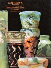 Important French Galle Art Glass / Scarce Sotheby's Catalogue + Est. Values
