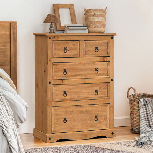 Corona solid pine bedroom - pine,