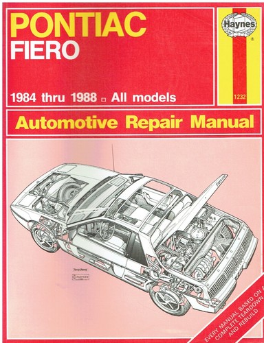 Pontiac fiero 2 8 v6 - 2.5, 2.8