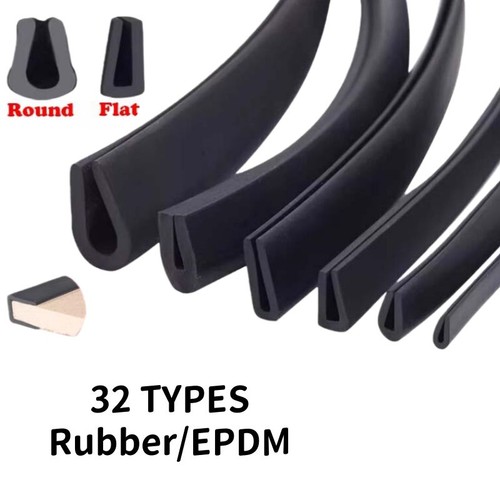 Rubber shaped sealing strip - u-shaped,