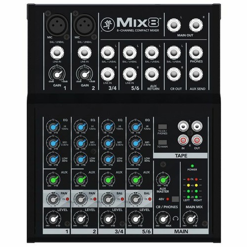 Mackie mix8 channel - mackie, 8-channel