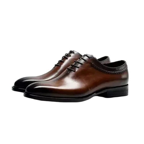 Men handmade brown genuine - men's,