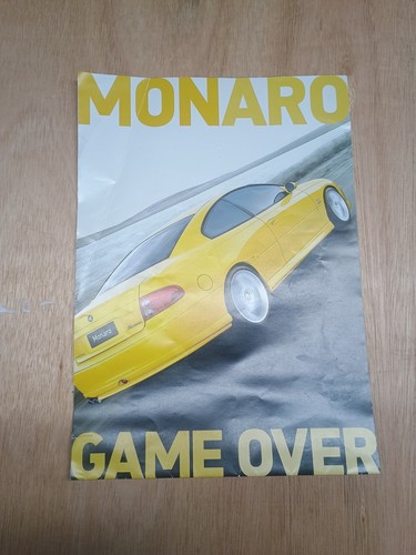 Vauxhall monaro brochure fold - monaro,