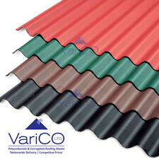 CORRUGATED BITUMEN ROOFING SHEET - SHEDS, BARNS, GARAGE ROOF - PICK YOUR COLOUR