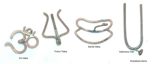Tilak copper stick shapes - copper,