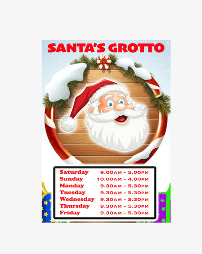 Santas grotto opening times - santas,
