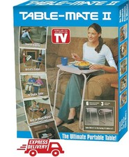 PORTABLE MATE TV DINNER LAPTOP TRAY ADJUSTABLE FOLDING TABLE DESK SOFA BED Gift