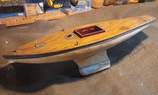 Vintage Wooden Pond Yacht 62 X