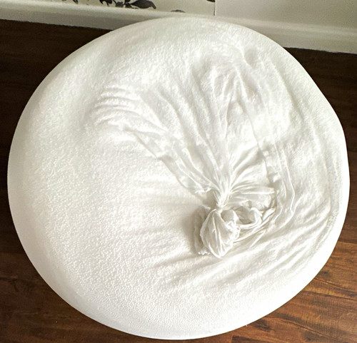 White eps beads - white, bean