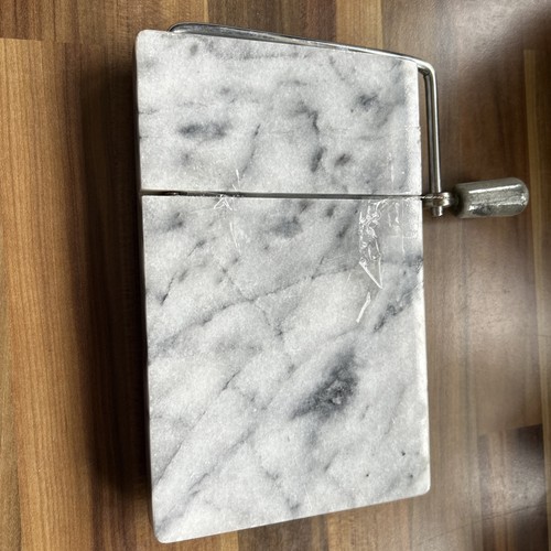 Marble cheese board - marble, wire