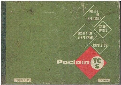 Poclain tcs excavator - poclain, orig