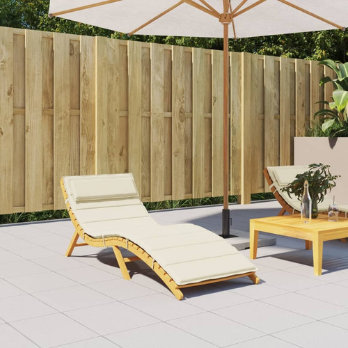 Sun lounger cushion cream - lounger,