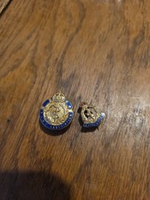 Ww2 Period Royal Army Medical Corps Association Lapel Badge And Sweetheart Broch