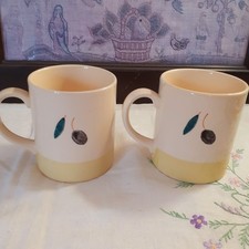 Poole Pottery Fresco Mugs x 2