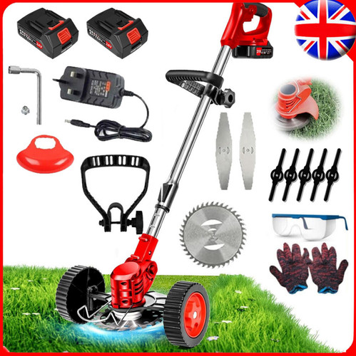 Wheeled cordless grass trimmer - wheeled,