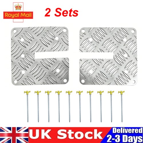Awning leg feet plate - awning,
