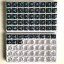 57x Cherry MX Blue Clicky Tactile Switches Excellent Condition Tested & Working