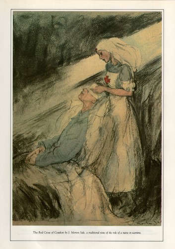 Red cross nurse - cross,