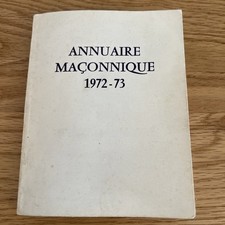 Annuaire Maconnique - Masonic