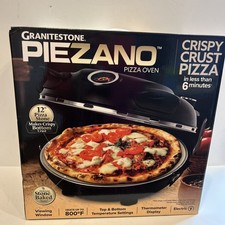 New Granitestone PIEZANO Crispy Crust Pizza Oven Electric Pizza Indoor Oven