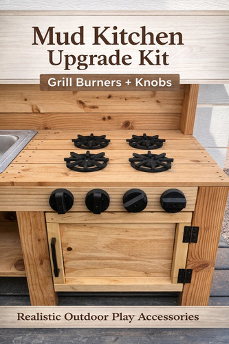 Mud kitchen accessories set - kitchen,