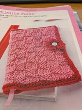 Notebook Cover Knitting Pattern.