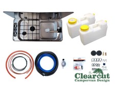 Hob & Sink CAN F1401 Campervan/Motorhome  Compact, 190mm Narrower than Smev 9222