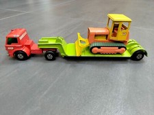 Matchbox Superkings No. K-17 - Dyson Low Loader lorry + Case Tractor - Ford cab