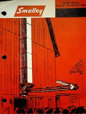 Vtg Original SMC Smalley Vertical Bale Elevator Farm Equipment Brochure