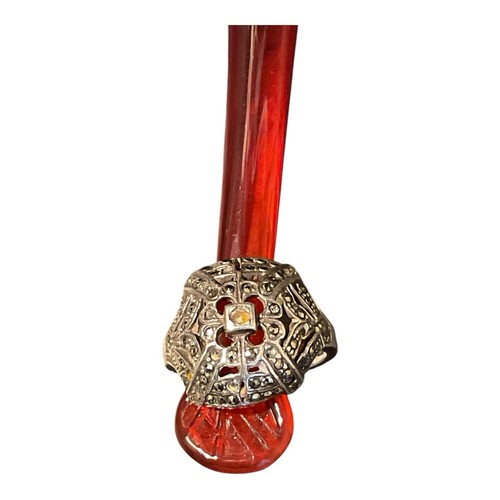 Vintage 925 marcasite ring - 925,