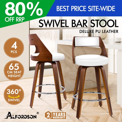 Alfordson bar stools padded - 4x,