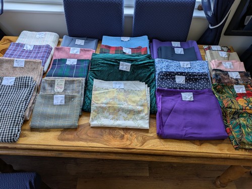Vintage fabric material bundle - fabric,