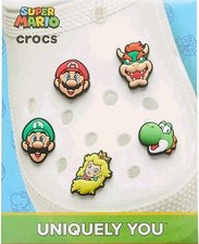 Super Mario Shoe Charms