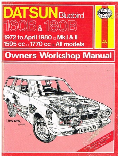 Datsun bluebird mk1 mk2 - mk2, 160b