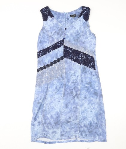 Pause cafe womens blue - blue, tie
