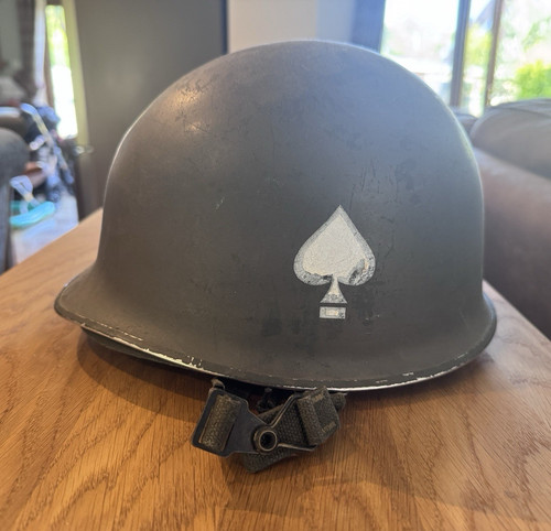 Army steel helmet with - us,