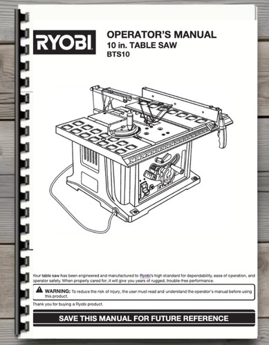 Ryobi bts10 table - table, saw