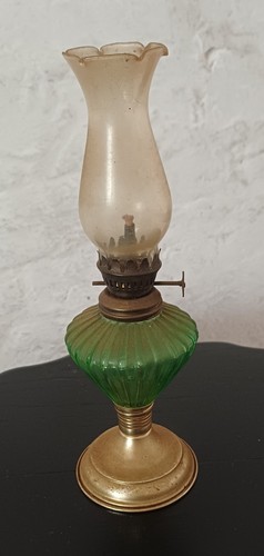 Little green oil lantern