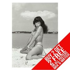 BETTIE PAGE BB4 POSTER ART PRINT A4 A3 SIZE - BUY 2 GET ANY 2 FREE