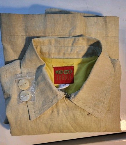 Vintage y2k kenzo jungle linen - y2k,