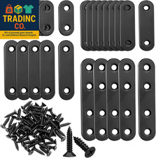 86PCS Black Straight Flat